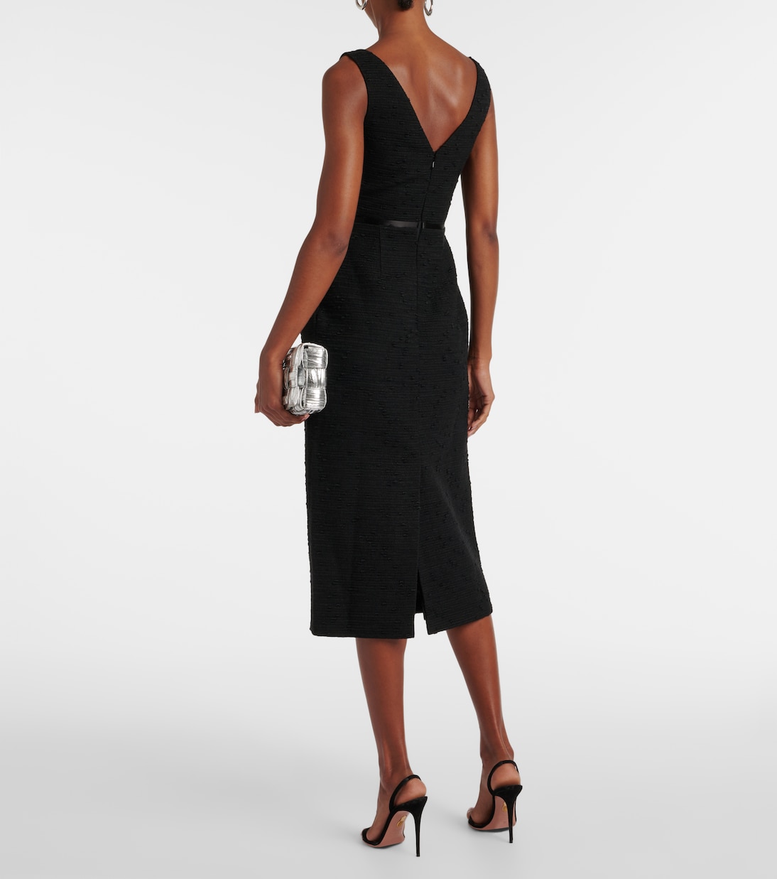 Robe midi en tweed | Erdem