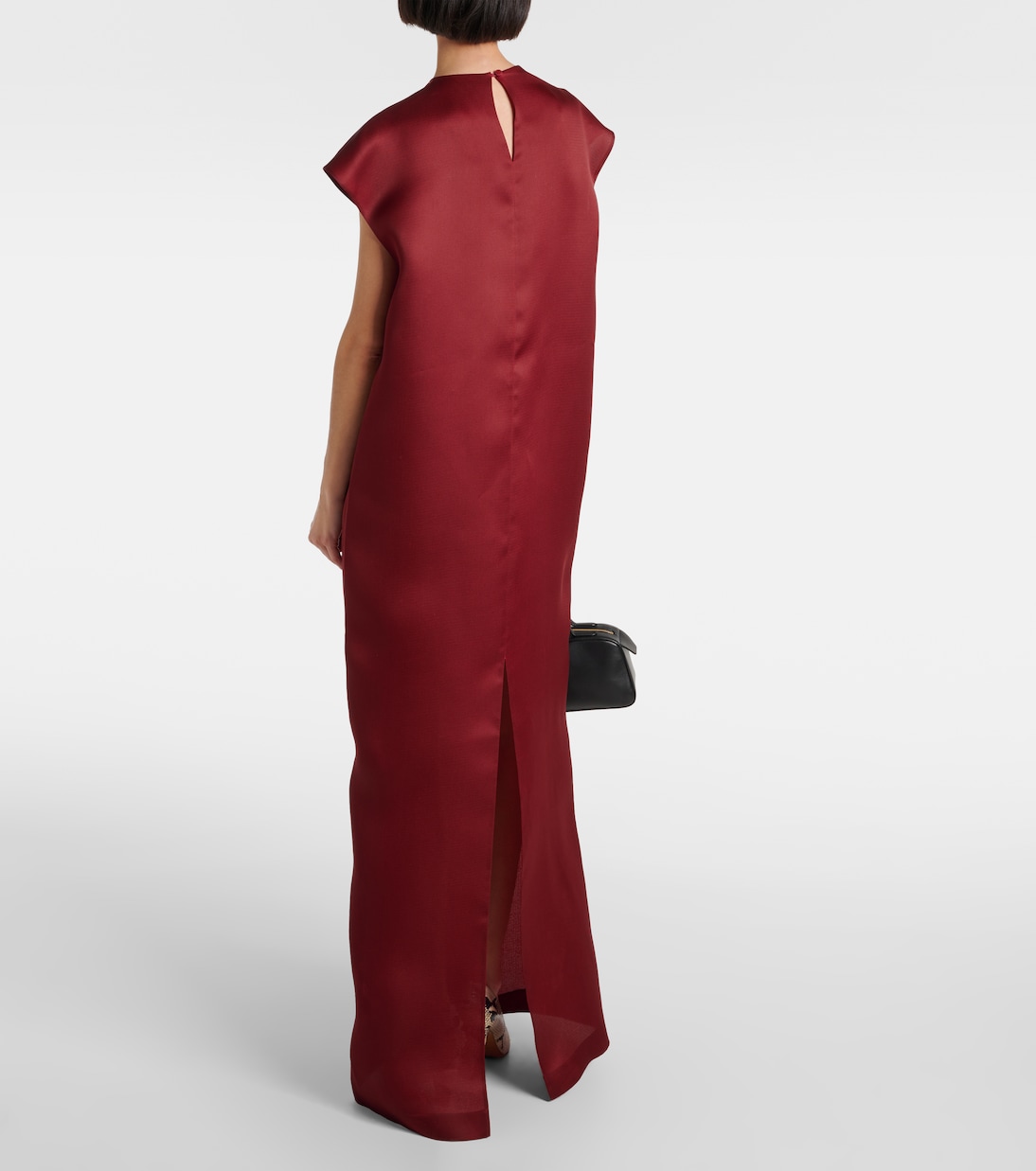 Robe longue Lohan en soie | Khaite