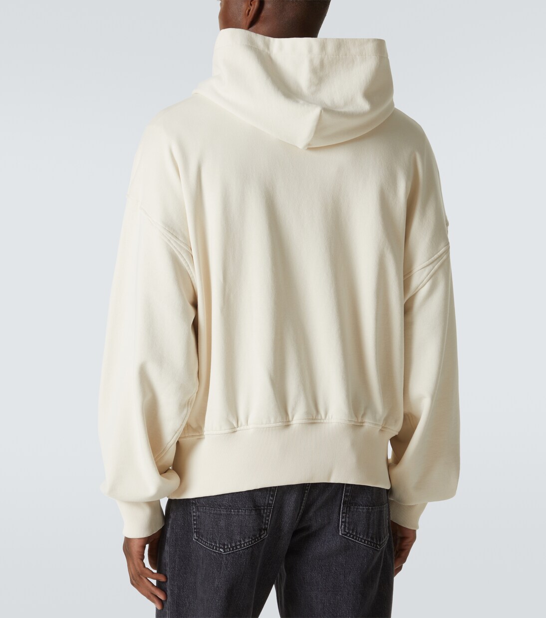 Sudadera con capucha de algodón bordada | Dolce&Gabbana