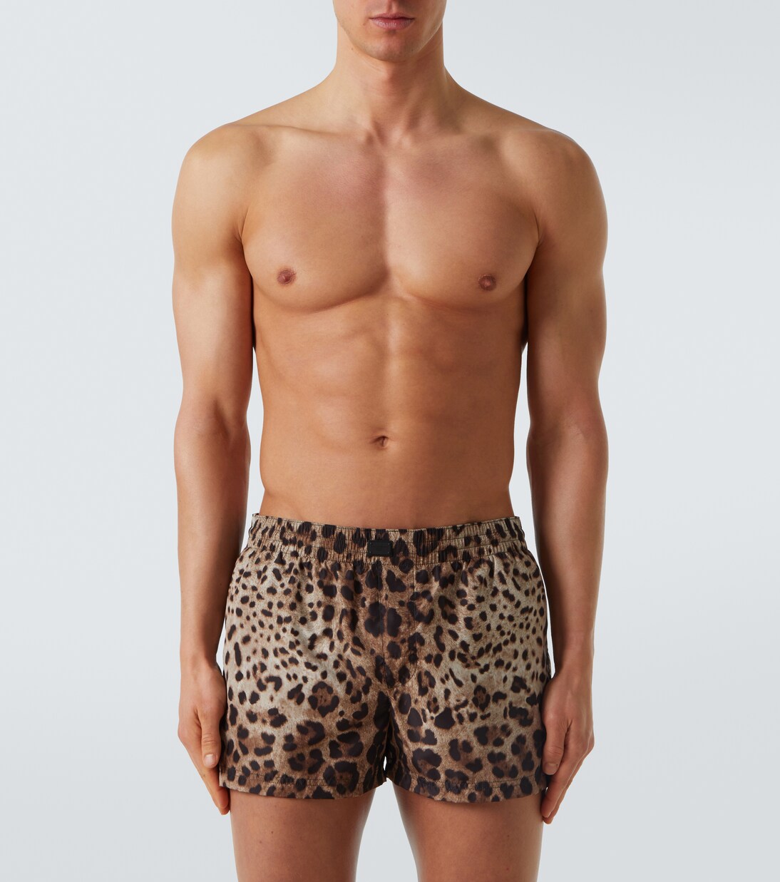 Leopard-print swim trunks | Dolce&Gabbana