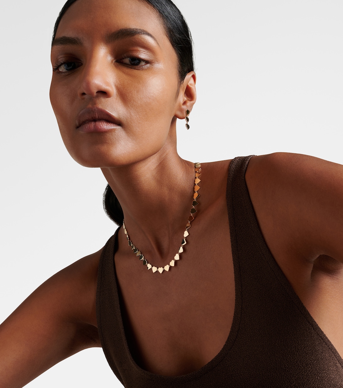 Collana Pure Heart Eternity in oro 14kt | Sydney Evan