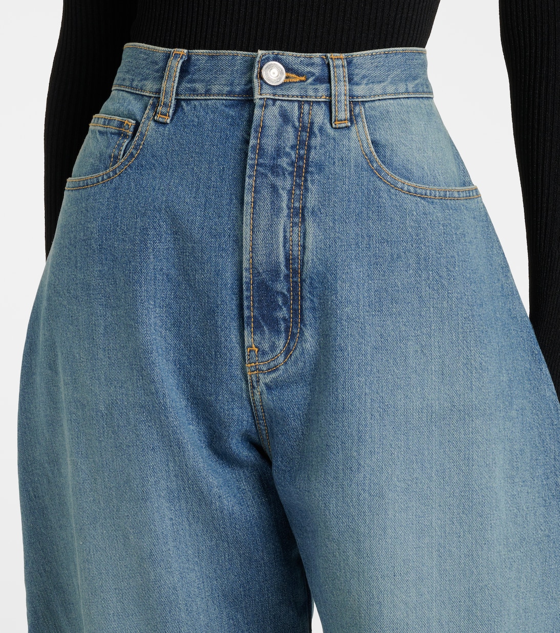 Jeans barrel a vita alta | Alaïa