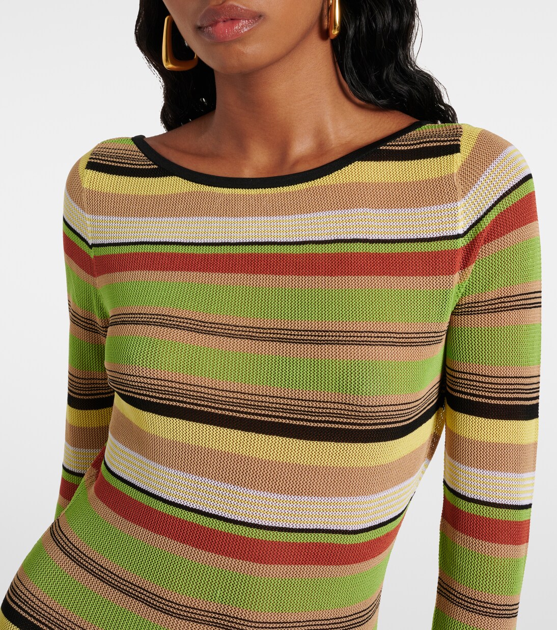 Robe longue Coastline rayée | SIR