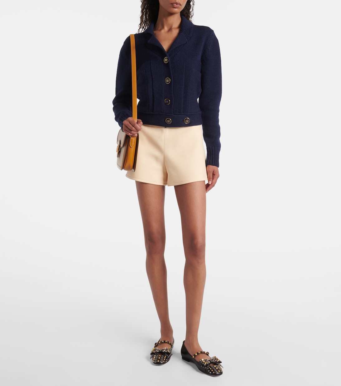 Cardigan in lana e cotone | Valentino