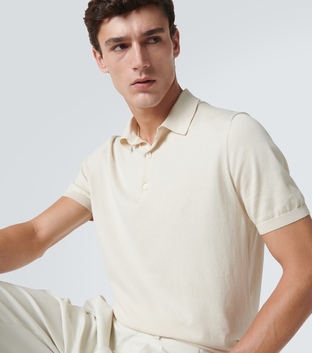 Ice Wish cotton polo shirt | Loro Piana