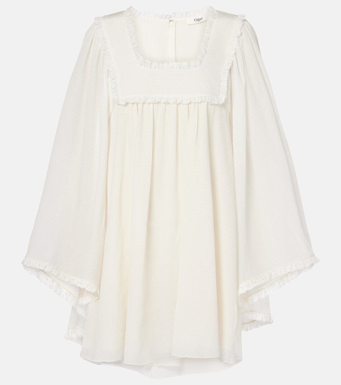 Minikleid aus Seiden-Crêpe | Chloé