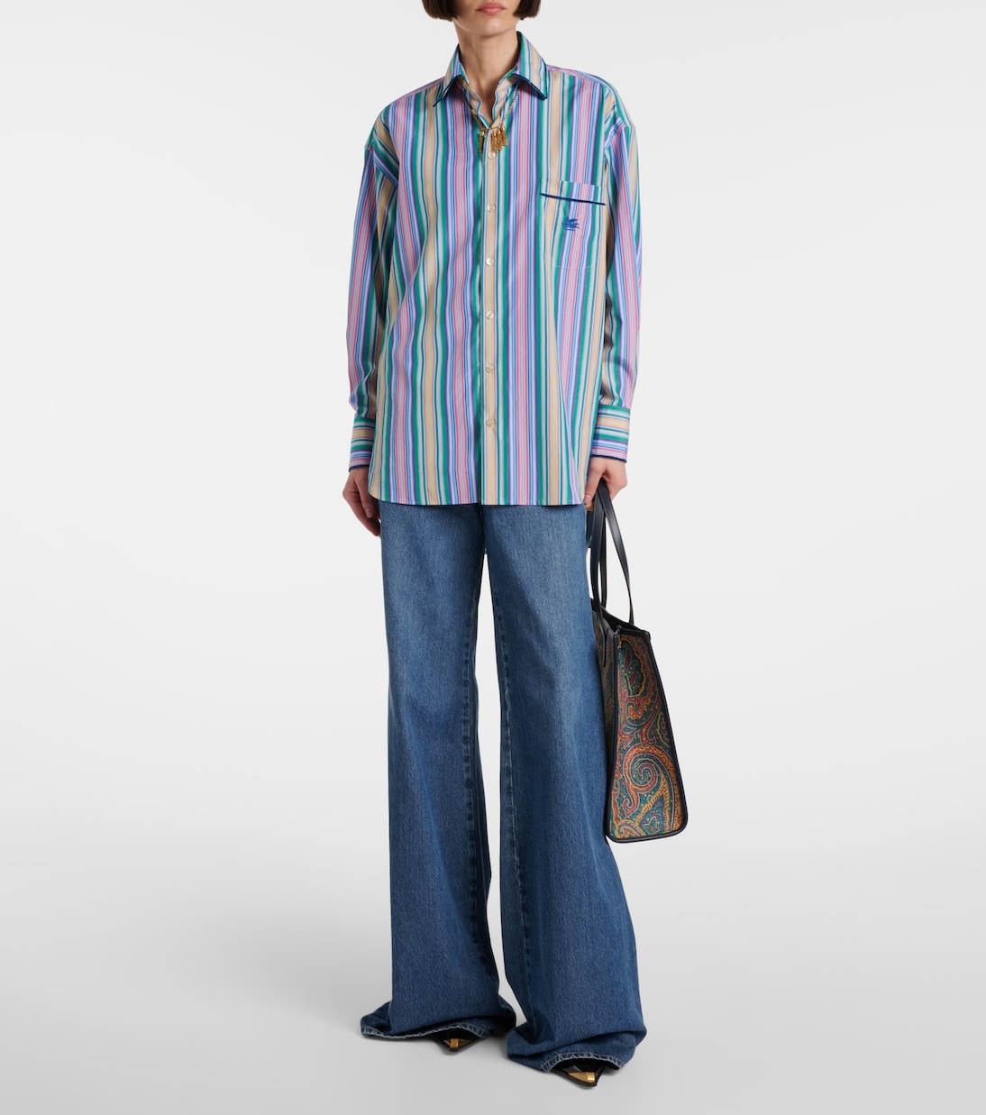 Striped cotton shirt | Etro