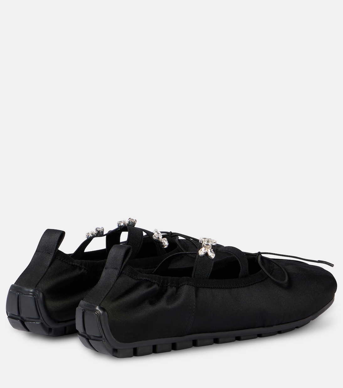 Ballerines en satin à ornements | Simone Rocha