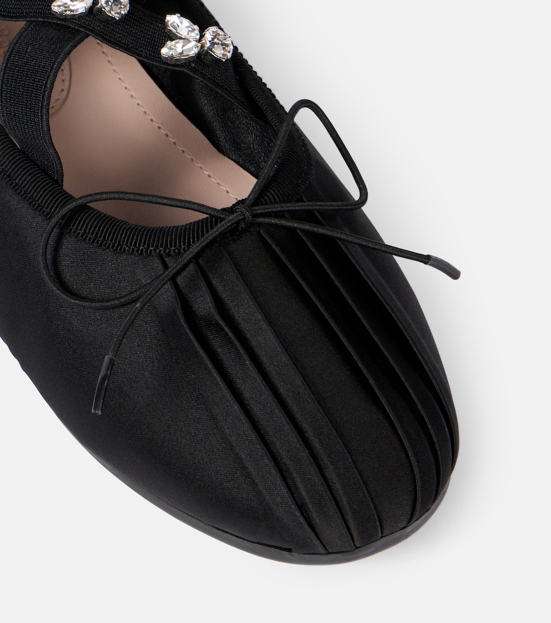 Ballerines en satin à ornements | Simone Rocha