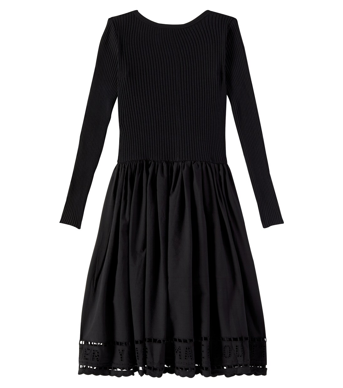 Cibelle cotton-blend jersey and cotton poplin dress | Molo