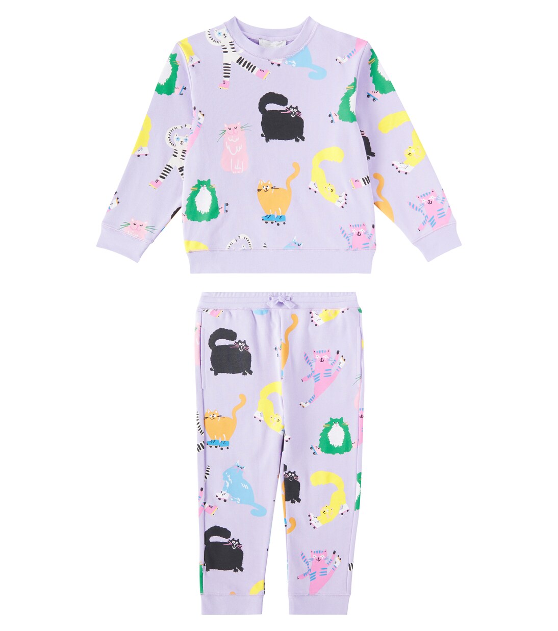 Printed cotton sweatshirt and -pants  | Stella McCartney Kids