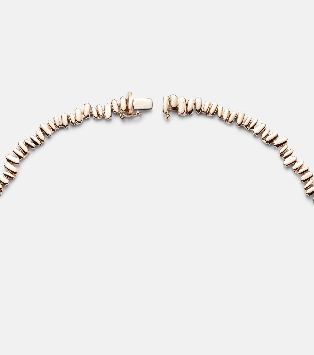 Halskette Bold aus 18kt Roségold (750/1000) mit Diamanten und Saphiren | Suzanne Kalan