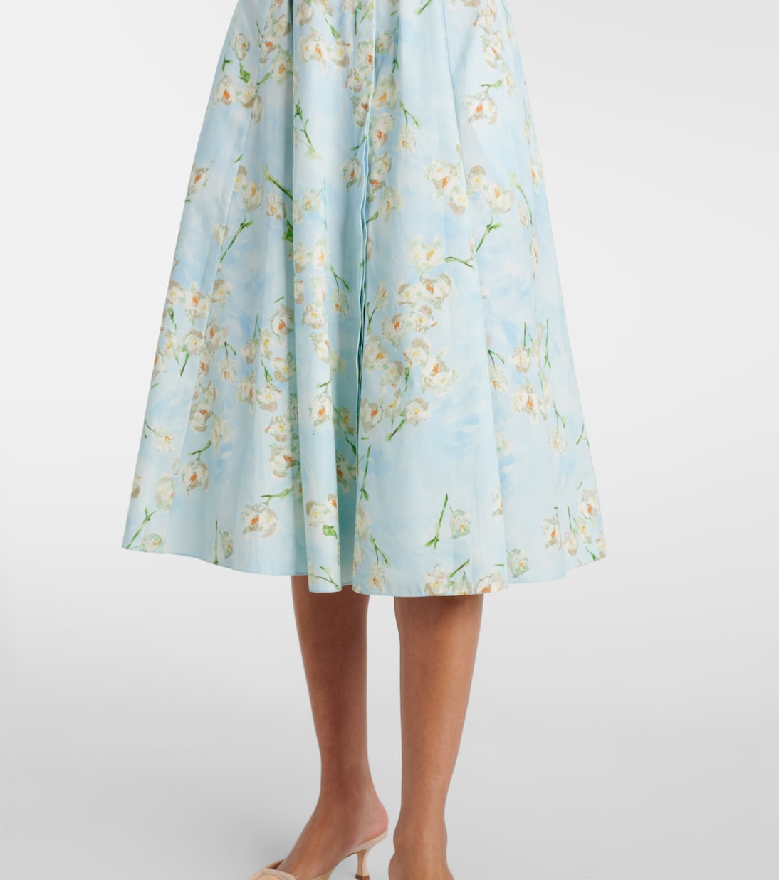 Hemdblusenkleid aus Baumwollpopeline | Emilia Wickstead