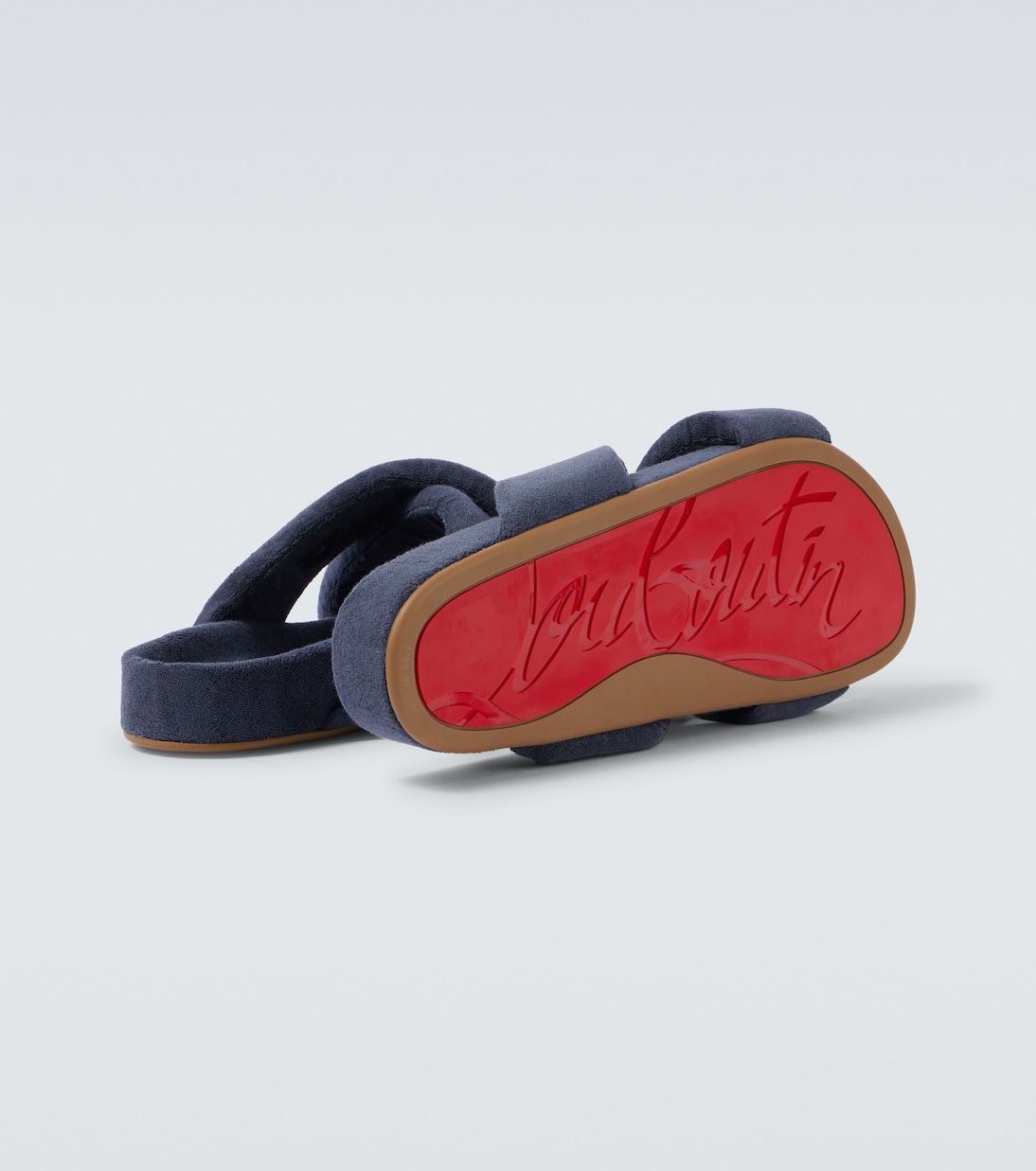 Bizzu embroidered logo slides | Christian Louboutin