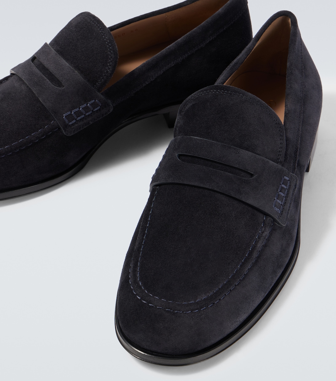 George suede penny loafers | Gianvito Rossi
