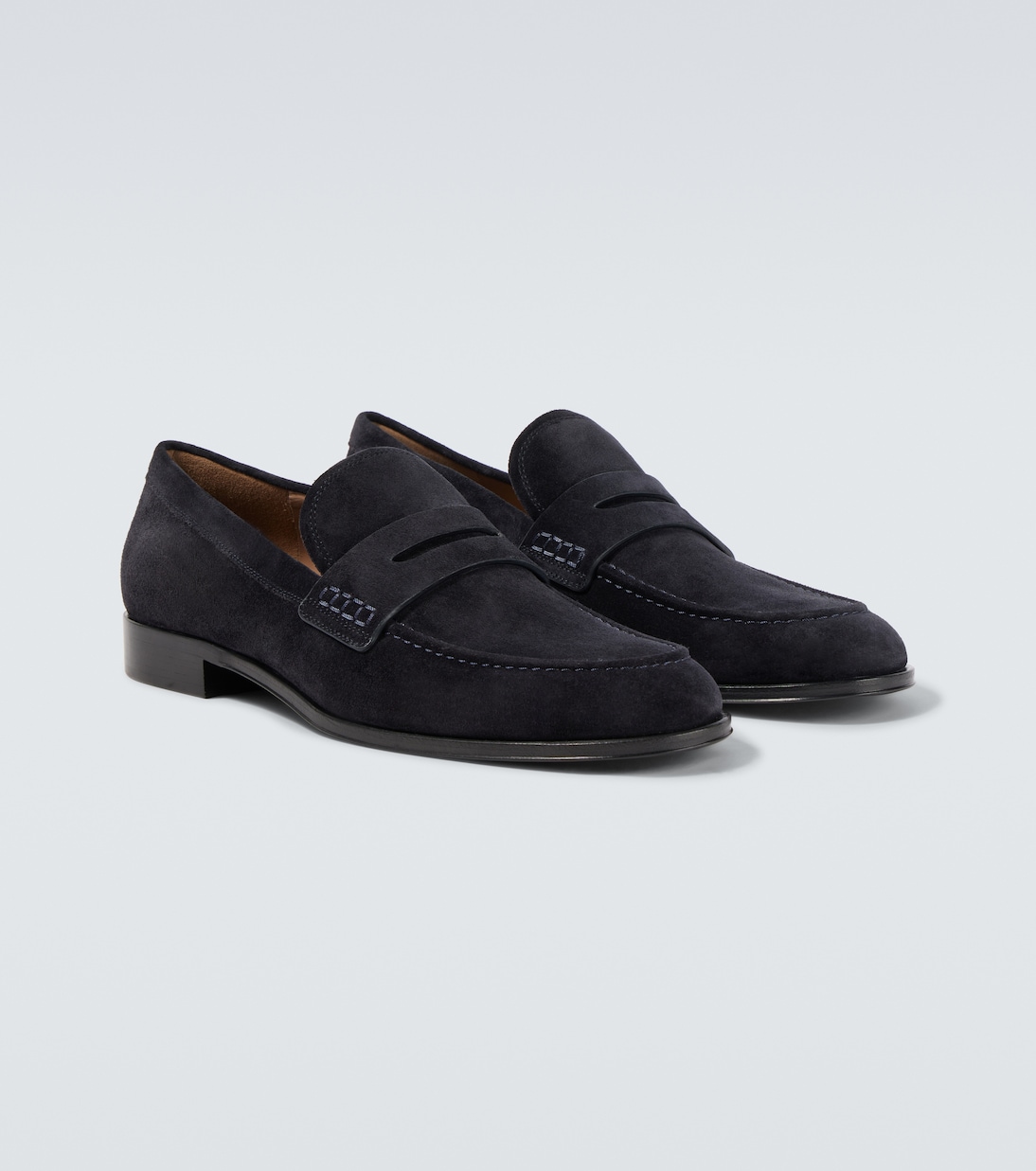 George suede penny loafers | Gianvito Rossi