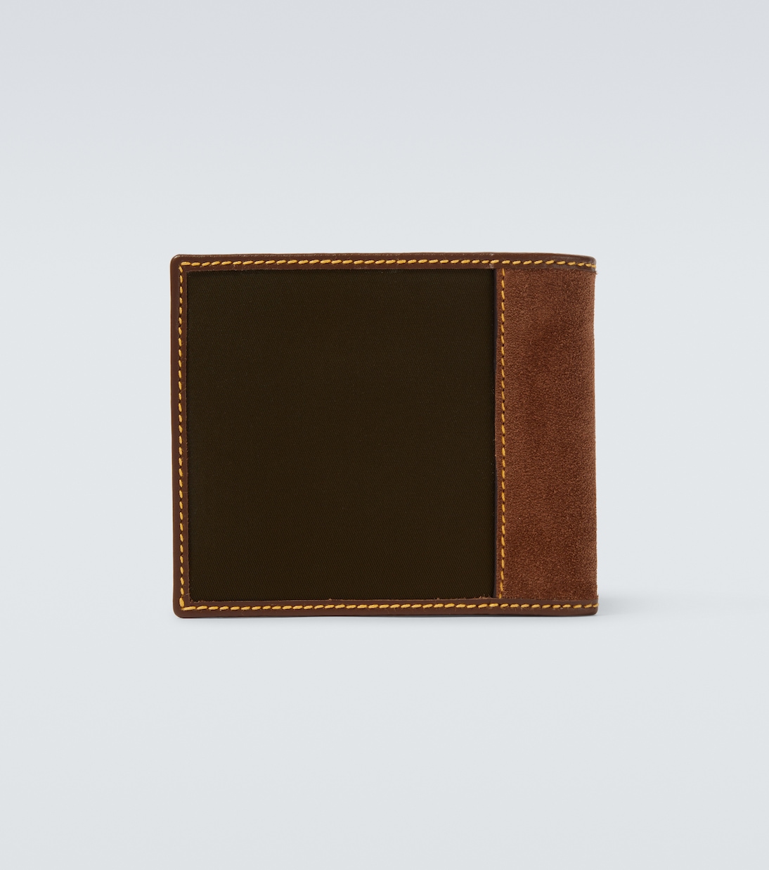 Re-Nylon leather-trimmed wallet  | Prada