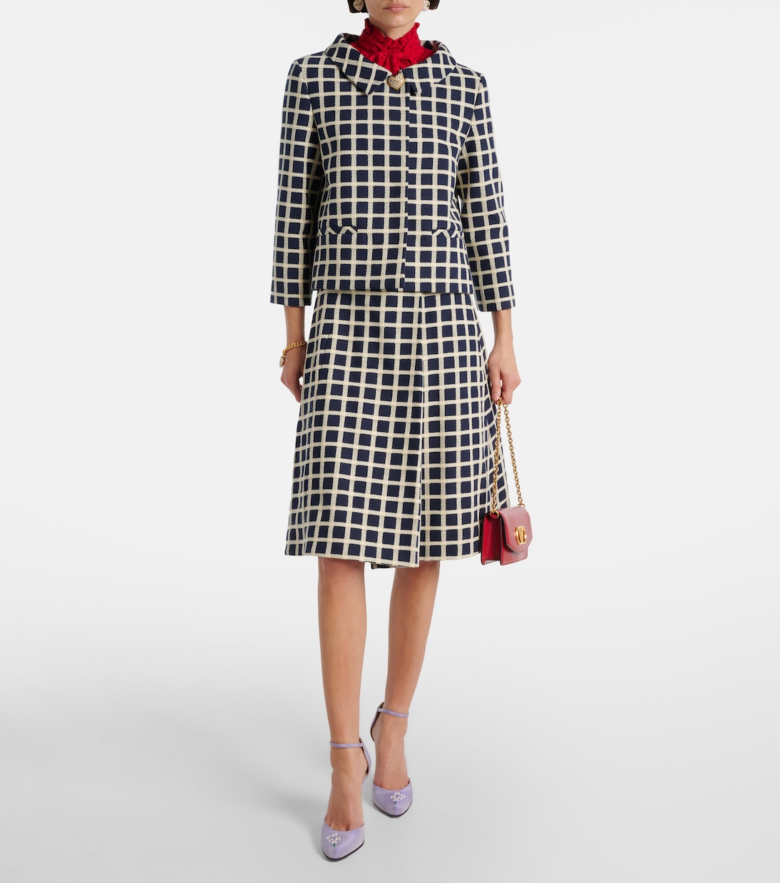 Pumps Hi Dolly 105 in raso con ricamo | Valentino Garavani