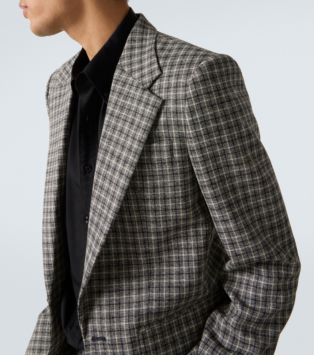 Checked wool suit jacket | Acne Studios