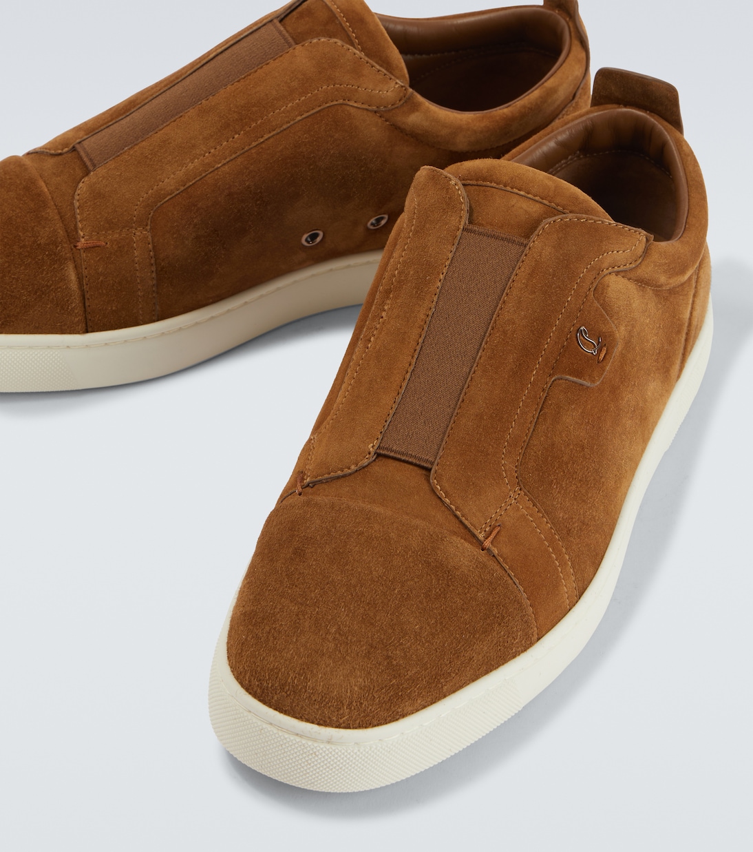 St Louis suede slip-on sneakers | Christian Louboutin