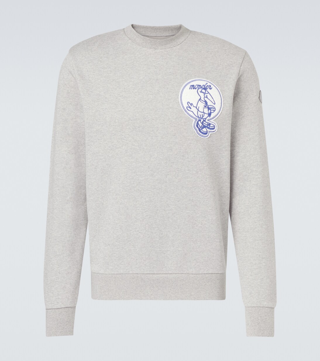 Patch-appliqué cotton fleece sweatshirt | Moncler