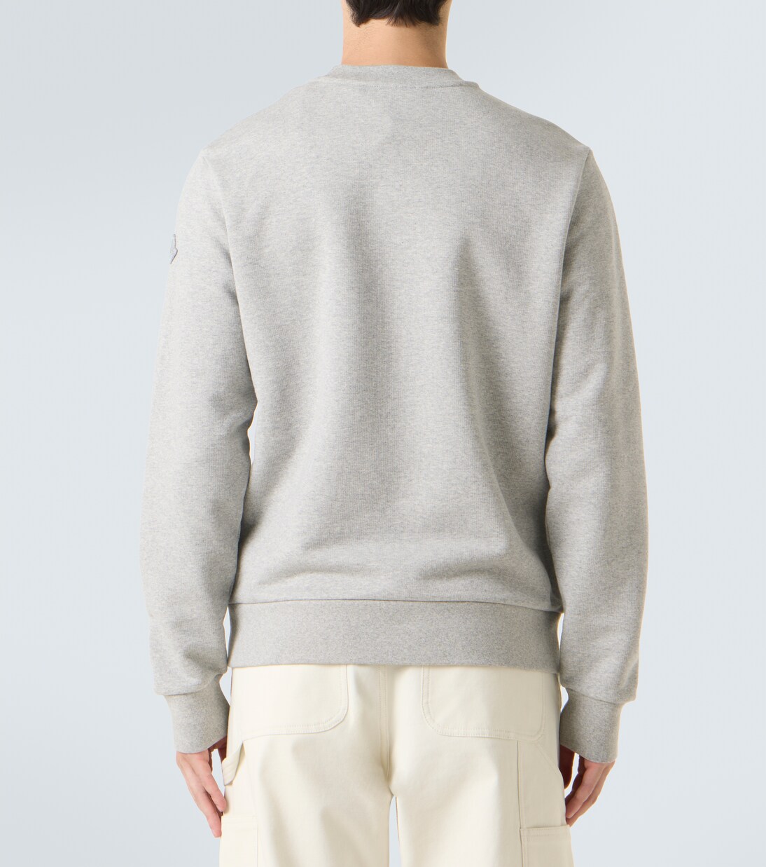 Patch-appliqué cotton fleece sweatshirt | Moncler