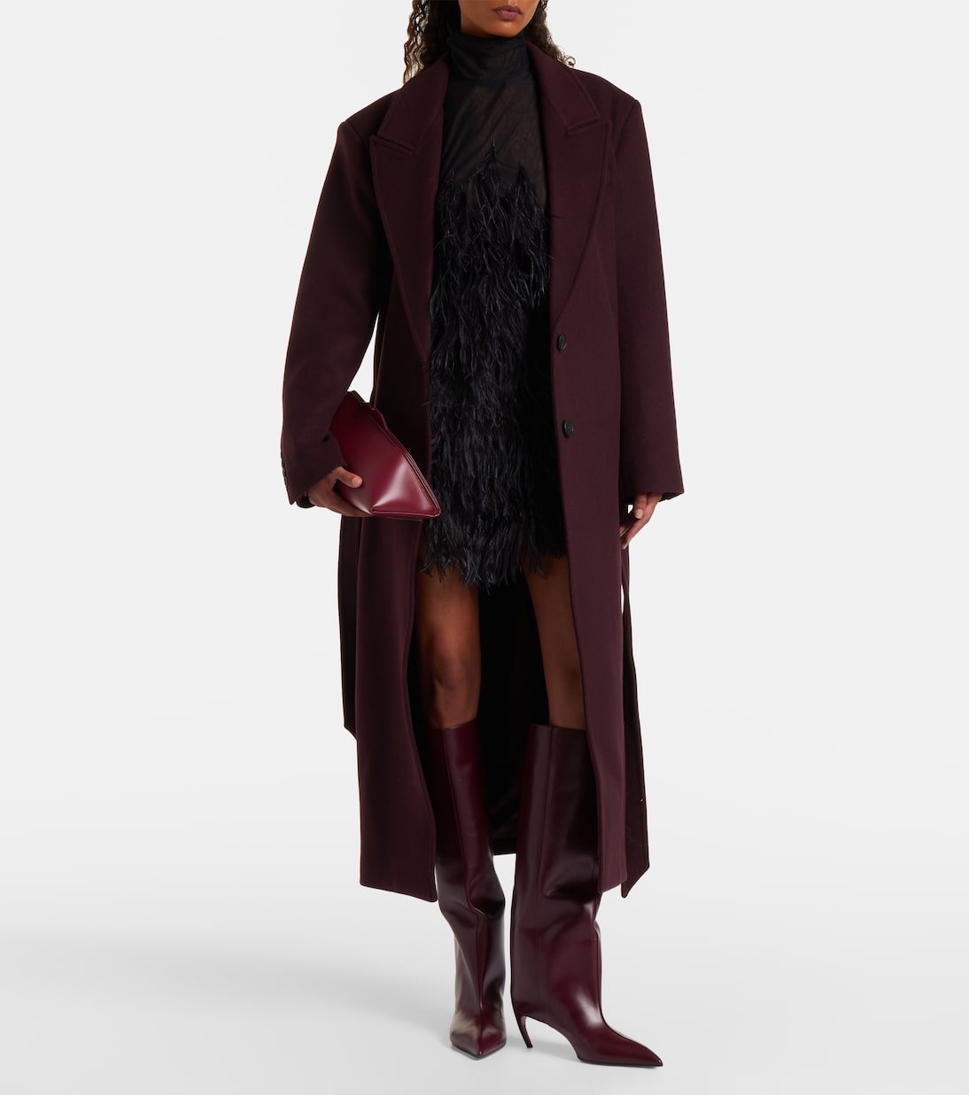 Lea 90 leather knee-high boots | The Attico