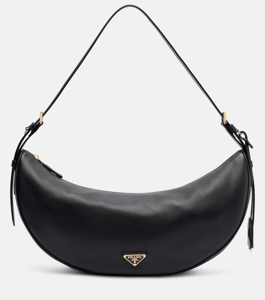 Prada Demi-Lune Large leather shoulder bag | Prada