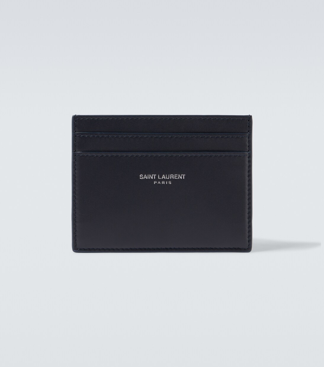 Logo leather card holder | Saint Laurent