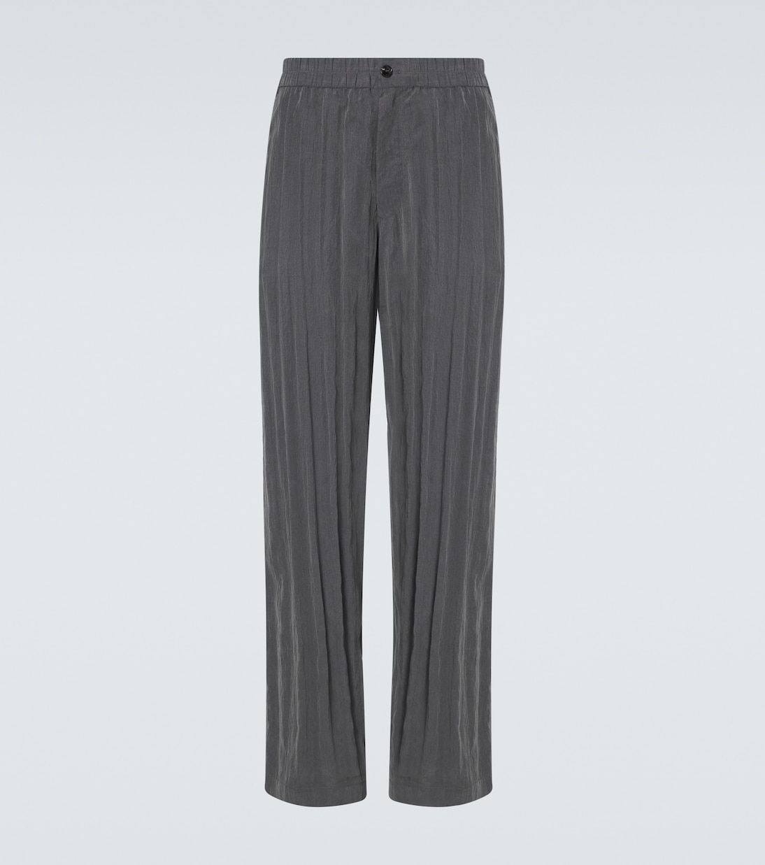 Pleated canvas wide-leg pants | Giorgio Armani