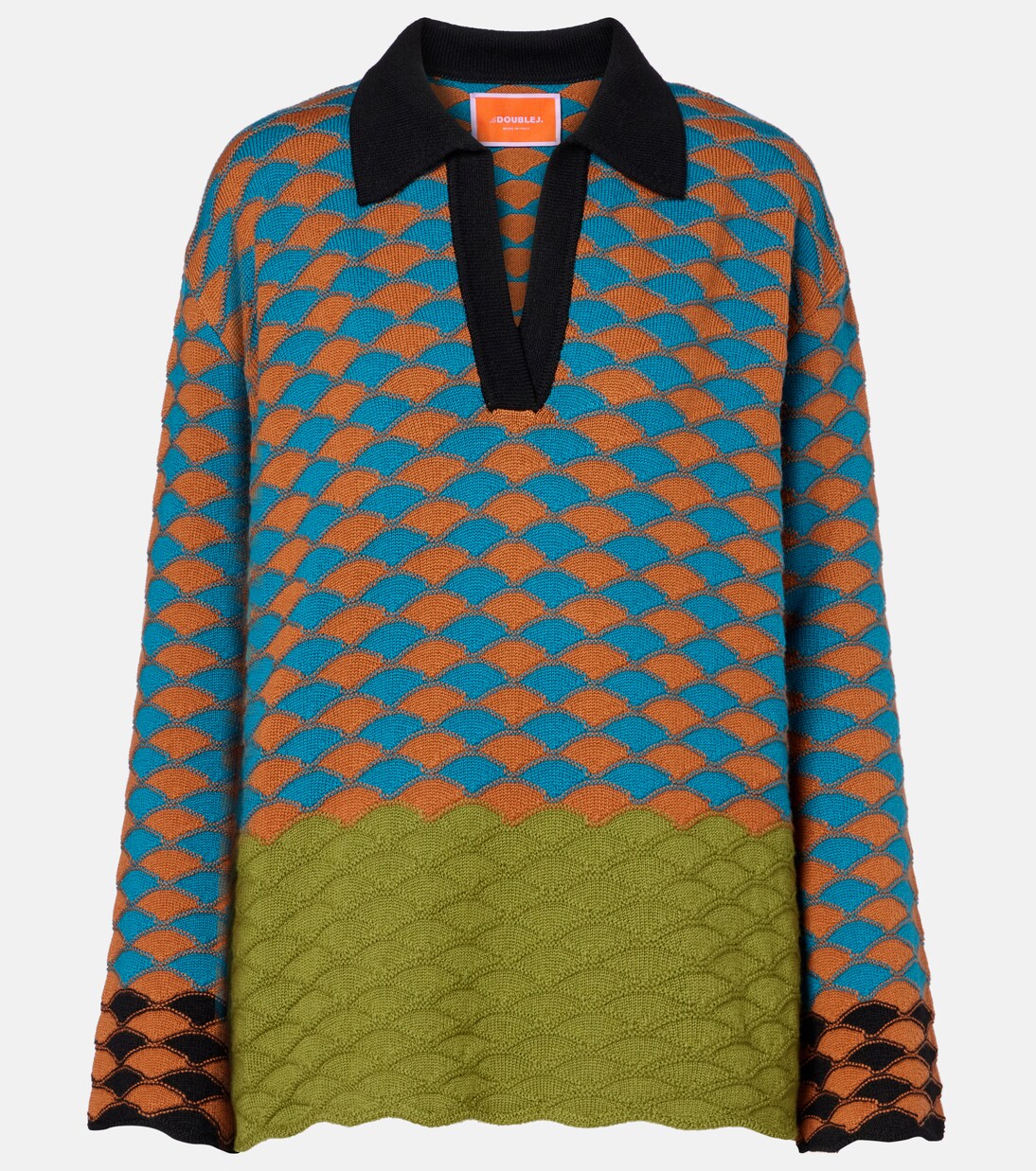 Polo de lana en intarsia | La DoubleJ