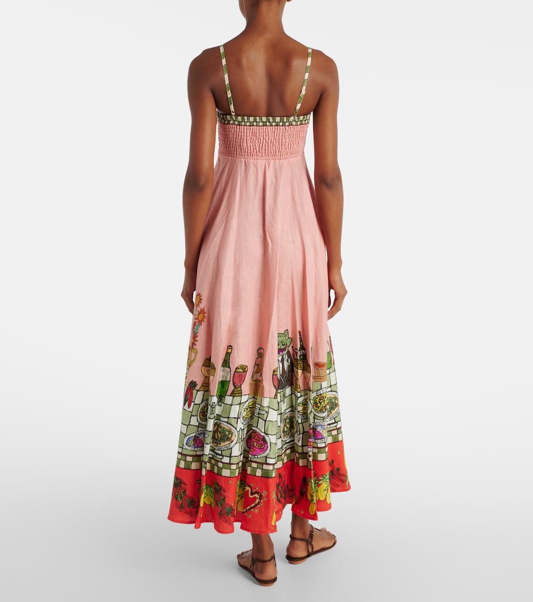 X Greg Sindel Maxikleid Contessa aus Leinen | Alémais