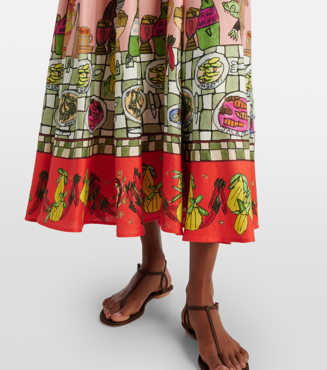 X Greg Sindel Maxikleid Contessa aus Leinen | Alémais