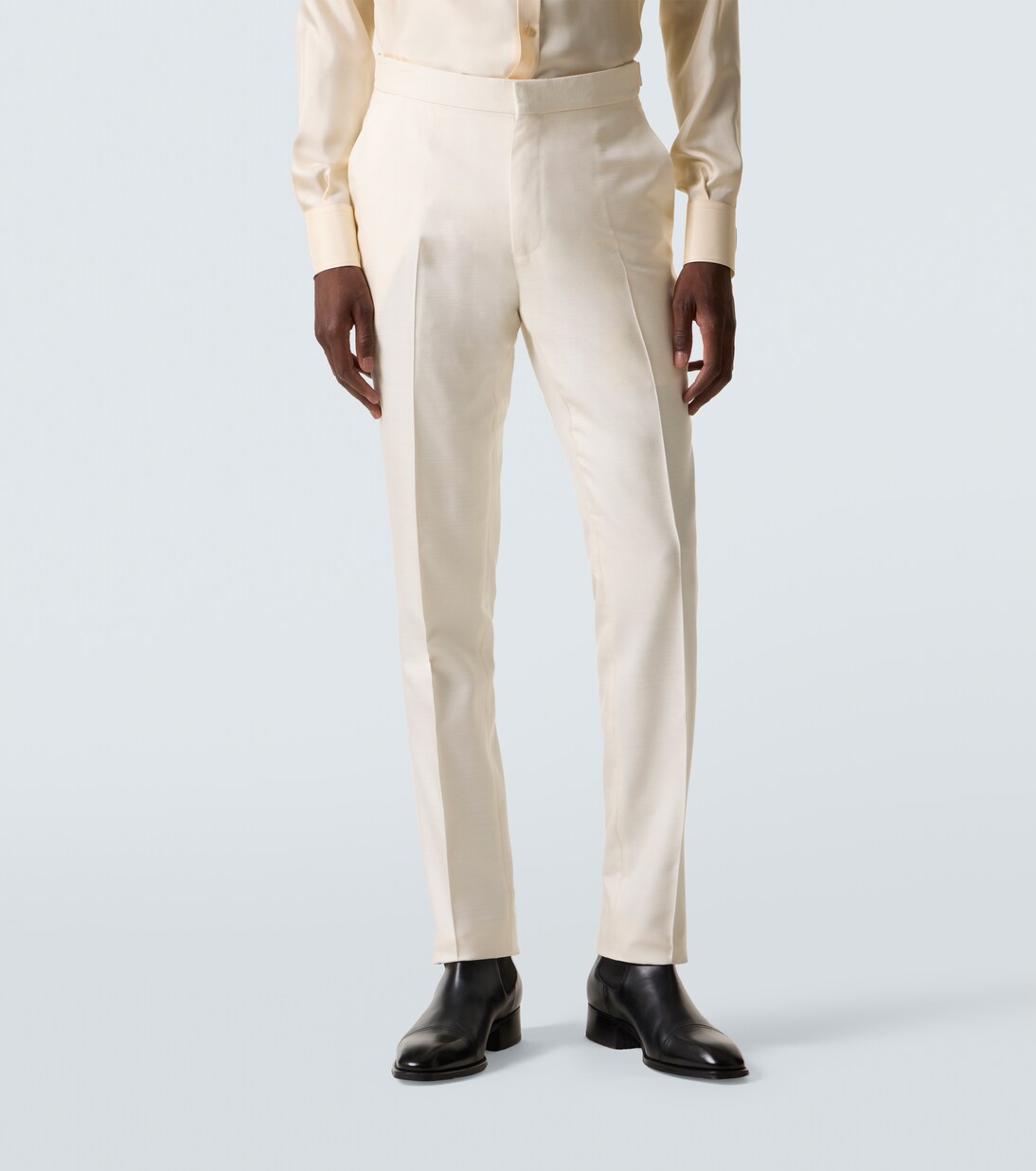 Silk slim pants | Tom Ford
