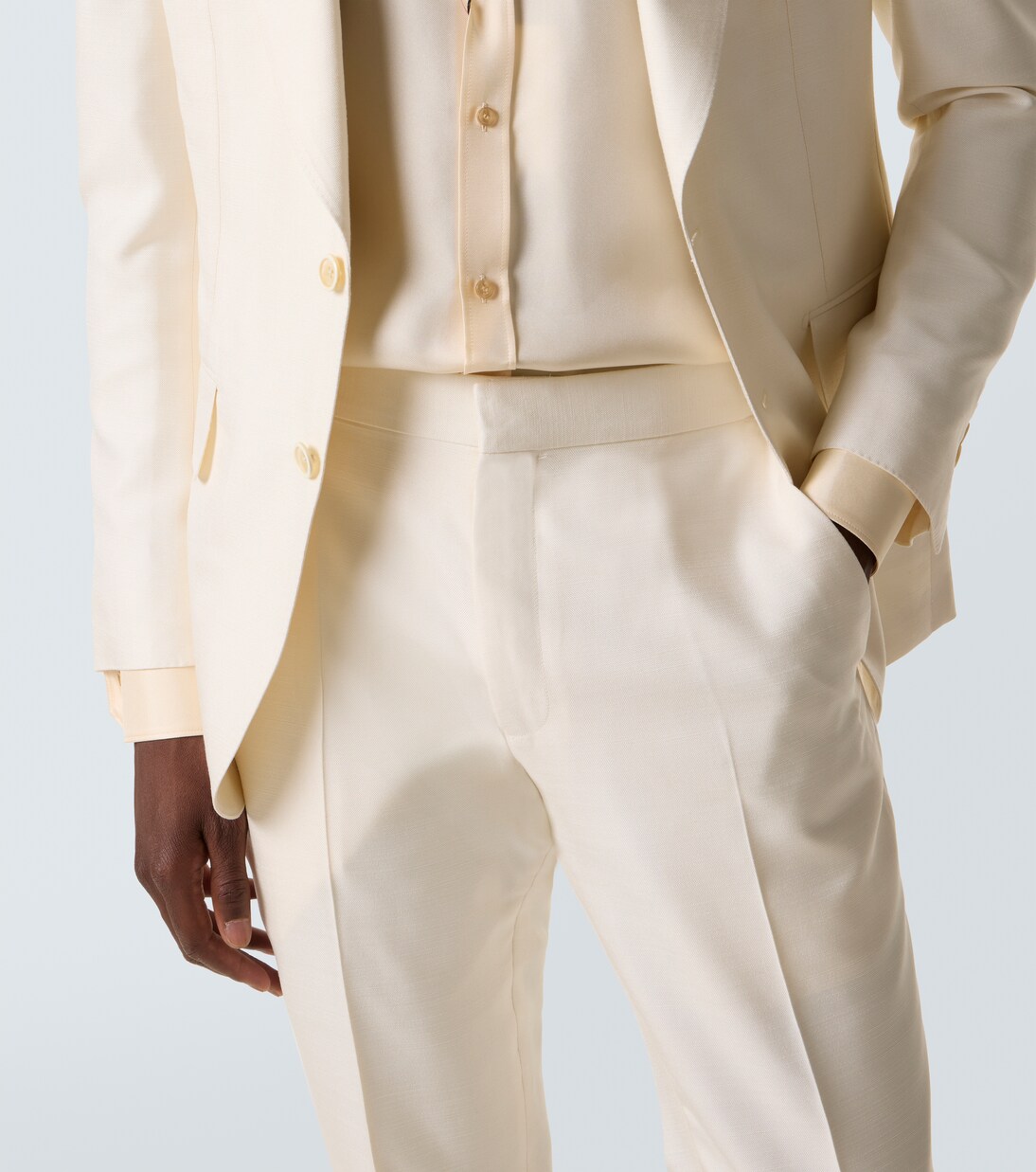 Silk slim pants | Tom Ford