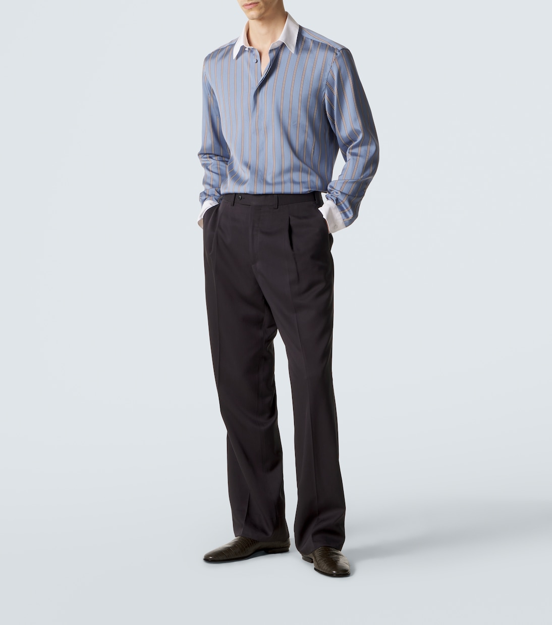 Steven croc-effect leather loafers | Tom Ford