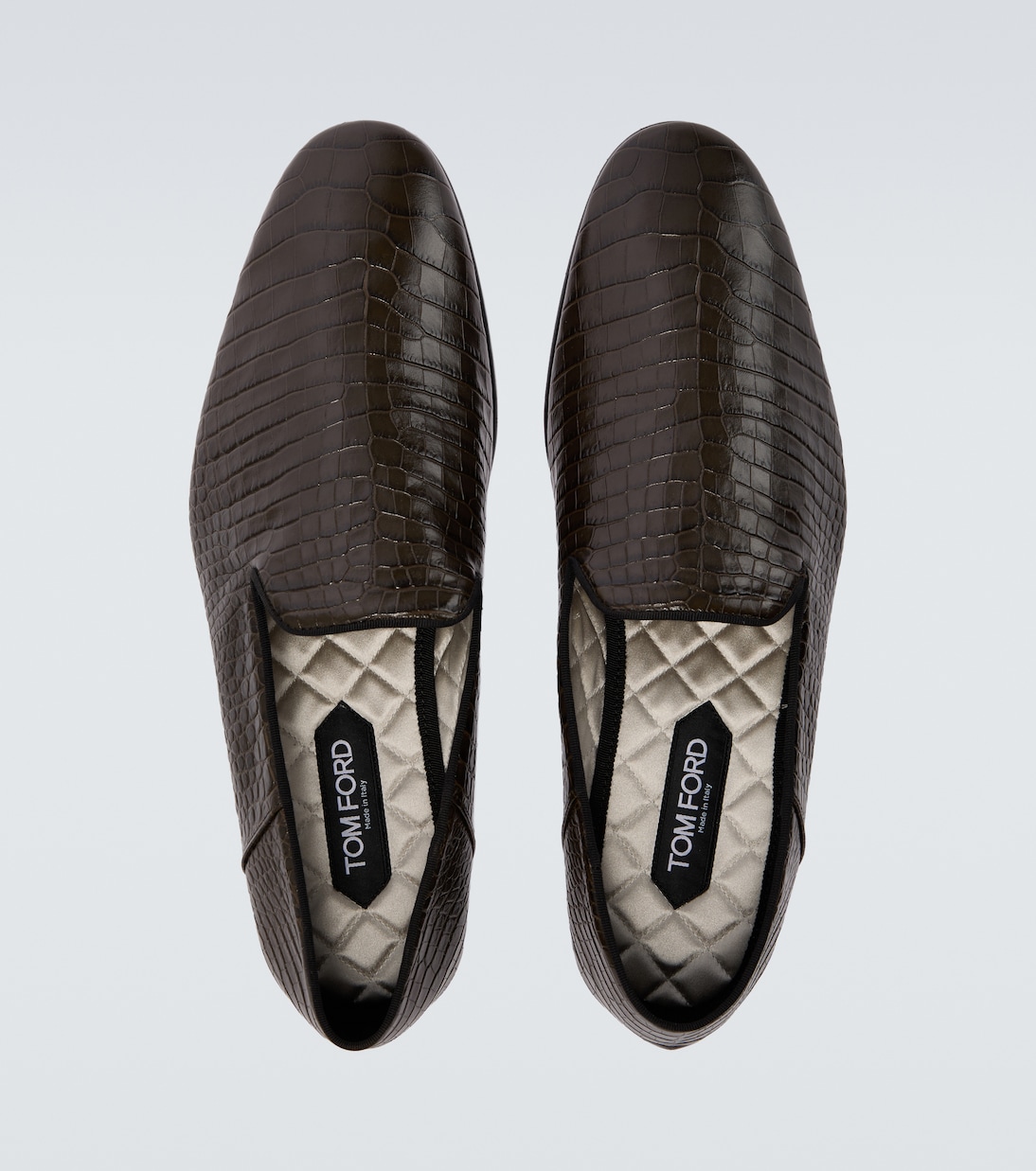 Steven croc-effect leather loafers | Tom Ford