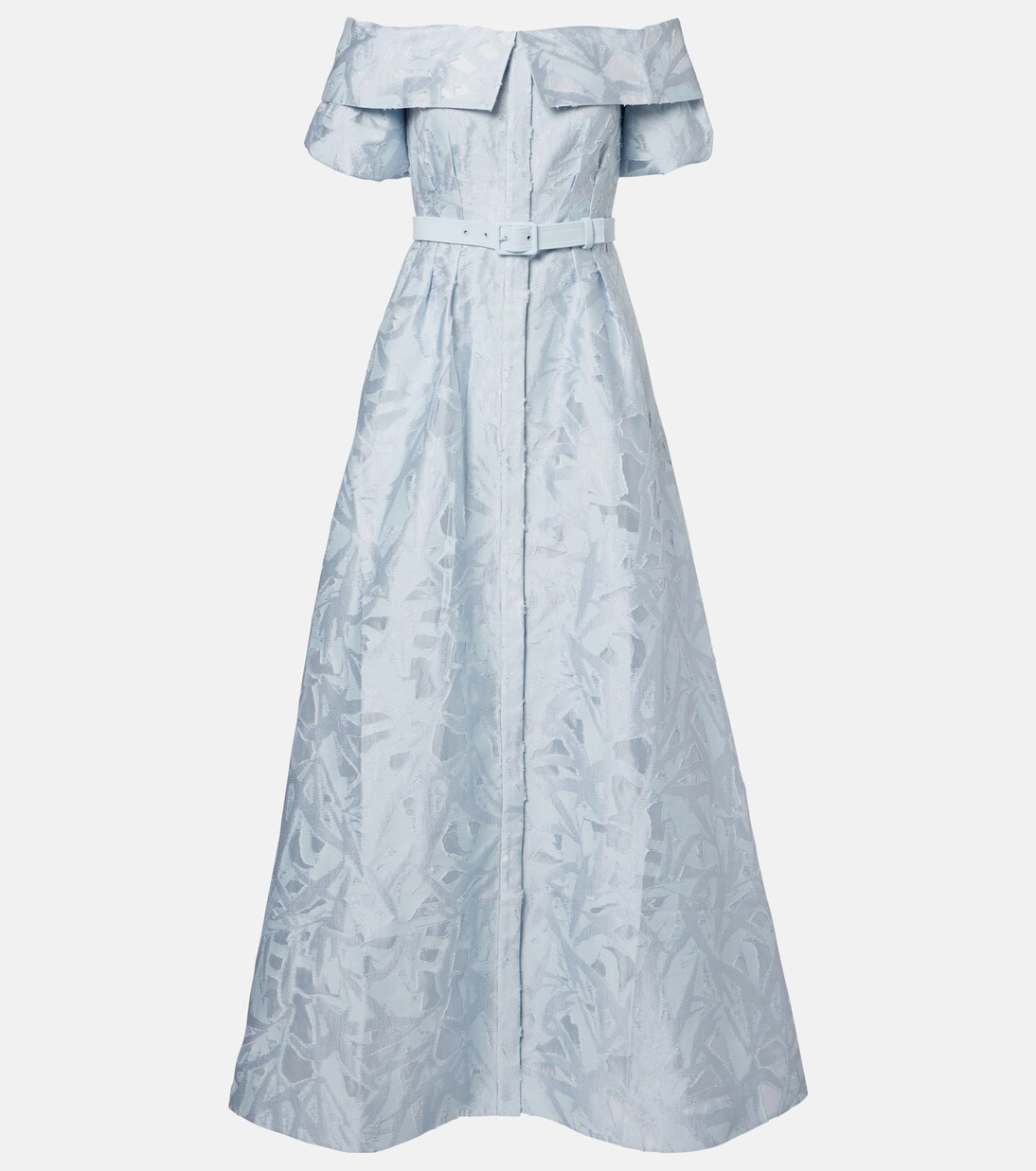 Bridal Anneli cotton-blend brocade gown | Rebecca Vallance