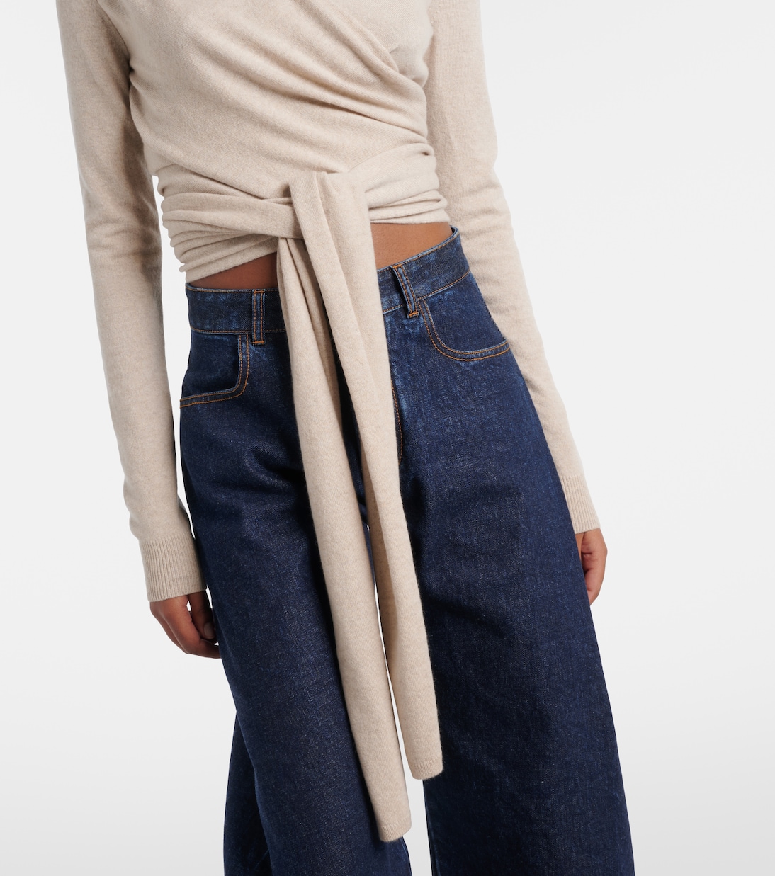 Wickeltop aus einem Kaschmirgemisch | Alaïa