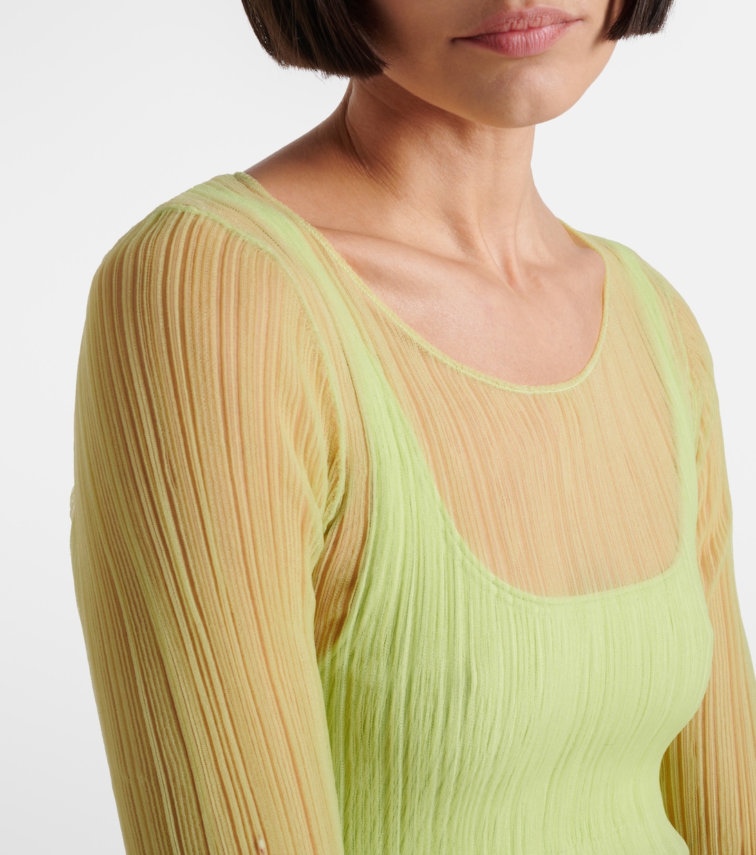 Top de jersey transparente | Simkhai