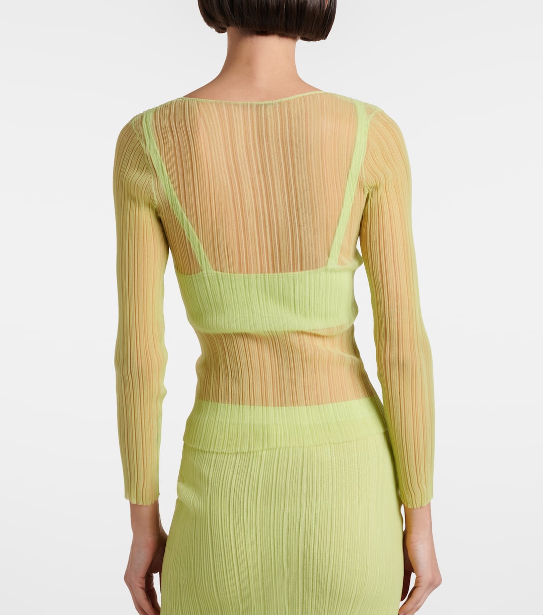 Top de jersey transparente | Simkhai