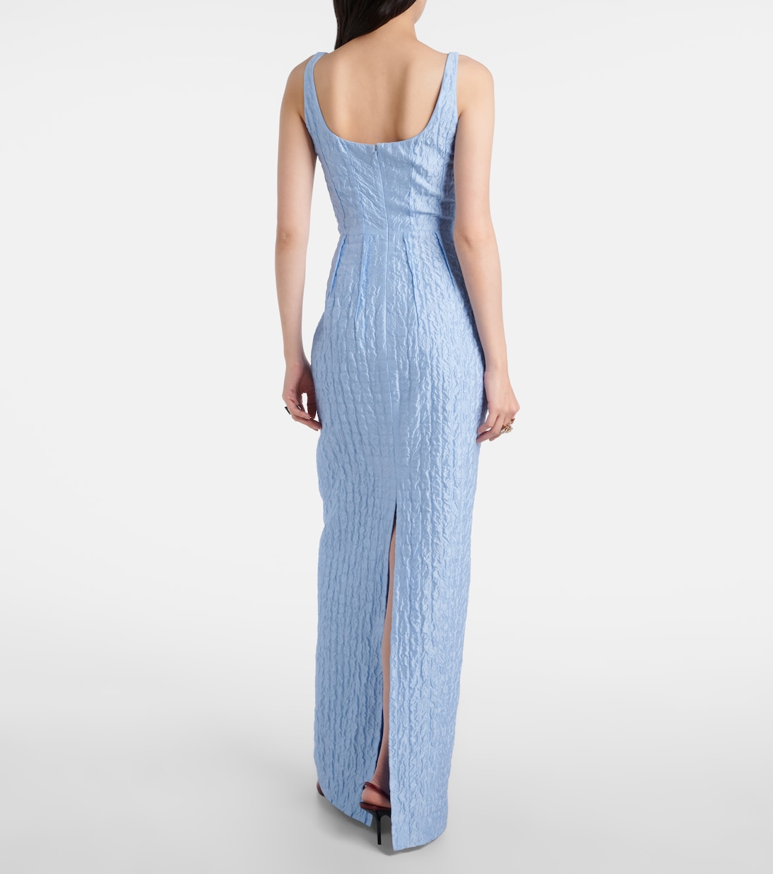 Sharon seersucker gown | Emilia Wickstead