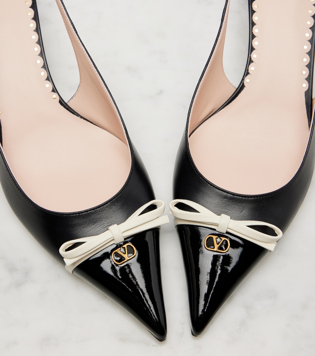 Bepointy leather slingback pumps | Valentino Garavani