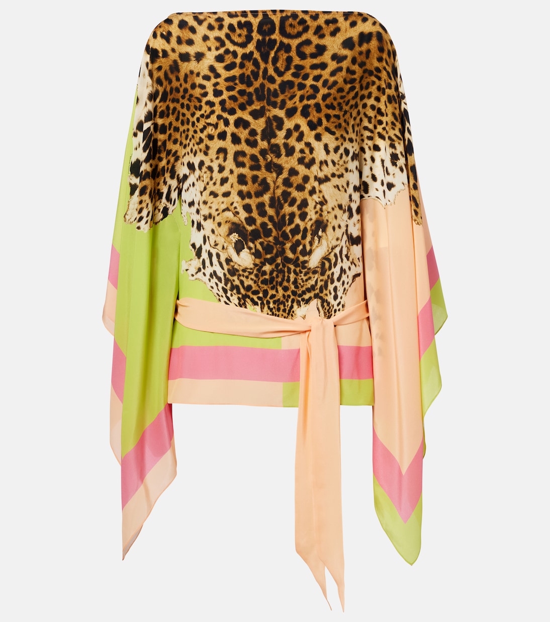 Printed silk top | Roberto Cavalli