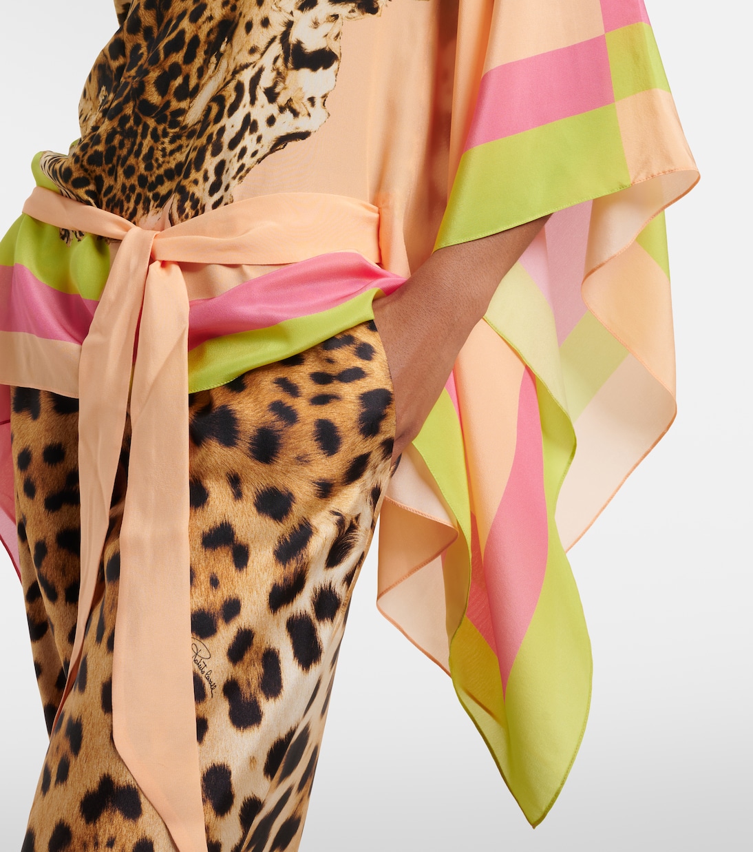 Printed silk top | Roberto Cavalli