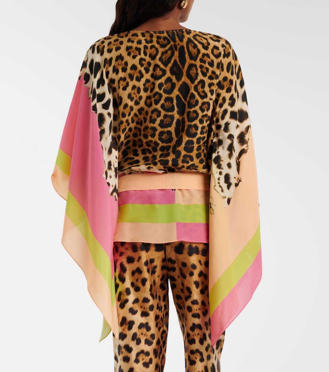 Printed silk top | Roberto Cavalli