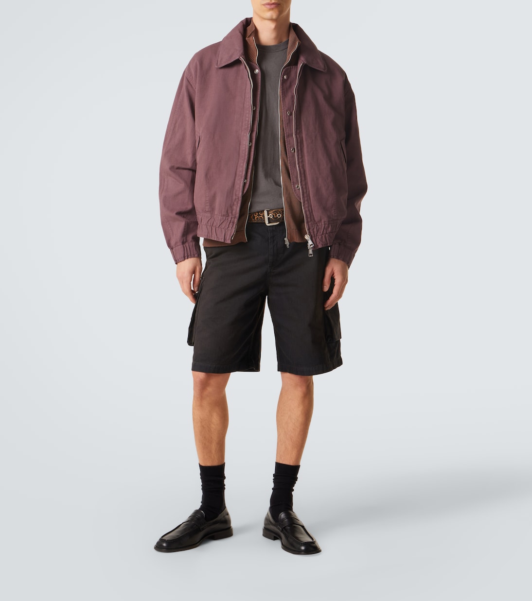 Command cotton and linen bomber jacket | Our Legacy