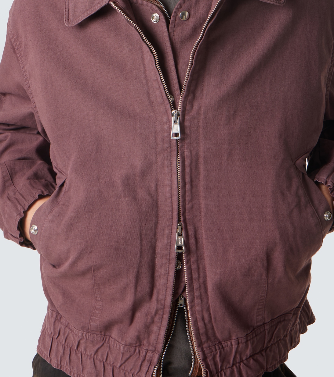 Command cotton and linen bomber jacket | Our Legacy