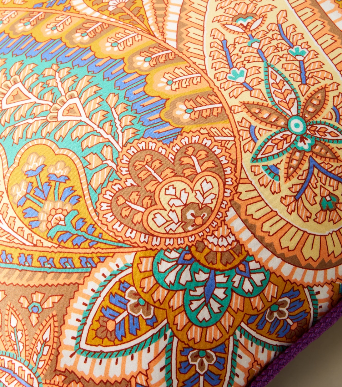 Paisley floral cotton cushion  | Etro