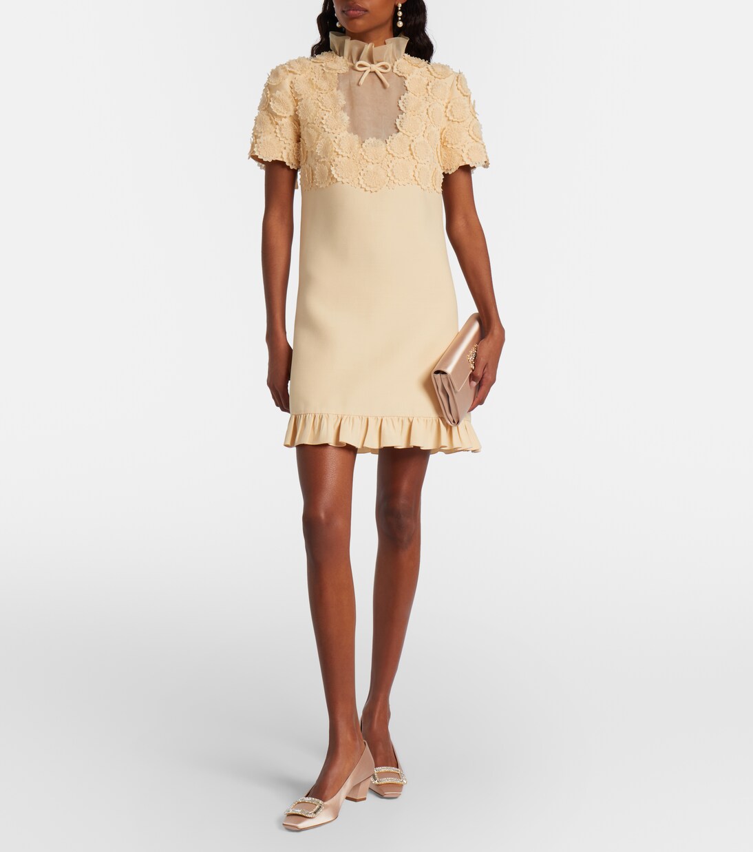 Belle Vivier 45 embellished satin pumps | Roger Vivier